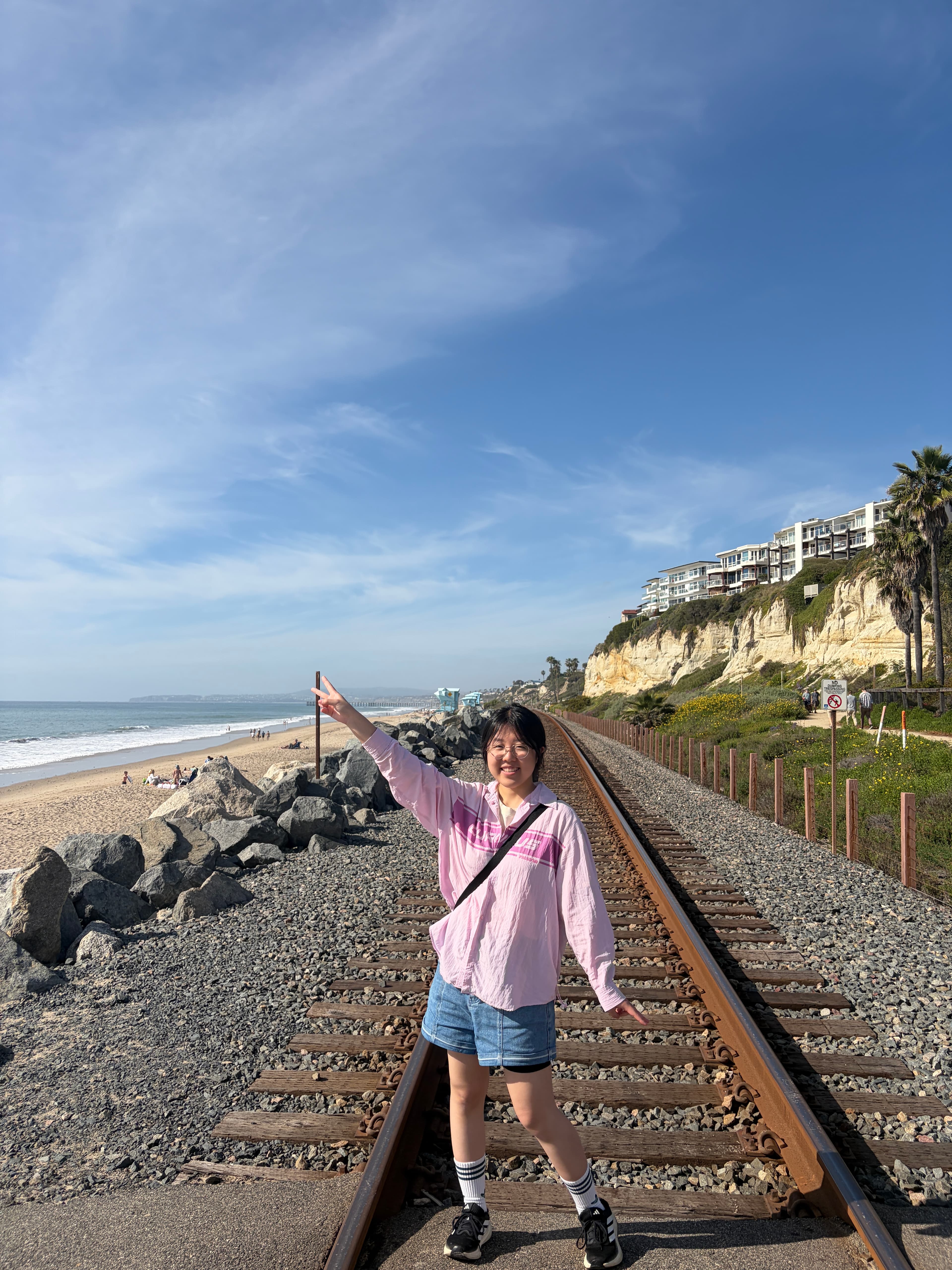 Image of me at the beach